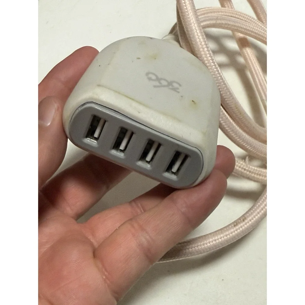 360 Electrical 4-Port USB Extension Cord 6 ft Premium USB Extension Cord US Plug